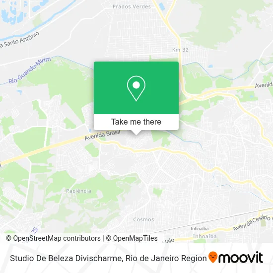 Studio De Beleza Divischarme map