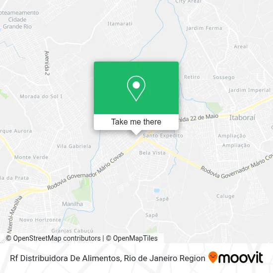 Rf Distribuidora De Alimentos map