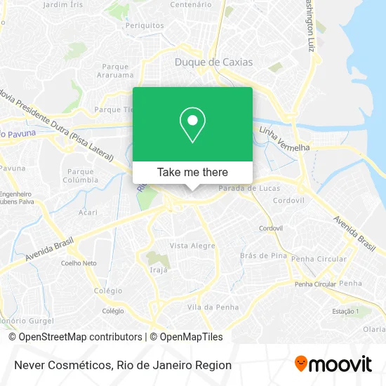 Never Cosméticos map