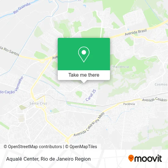Aqualê Center map