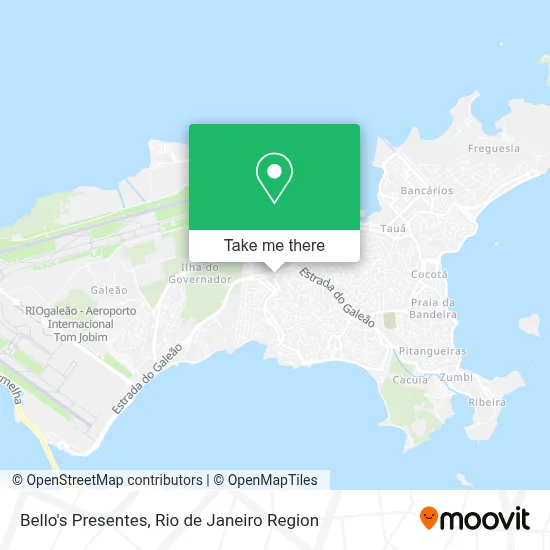 Bello's Presentes map