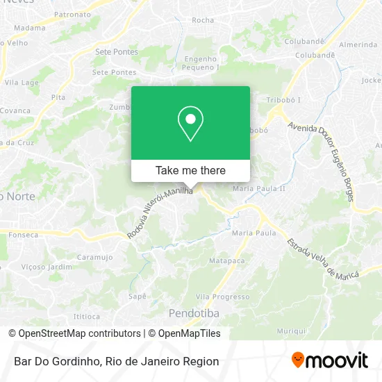 Bar Do Gordinho map