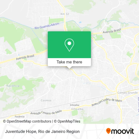 Juventude Hope map