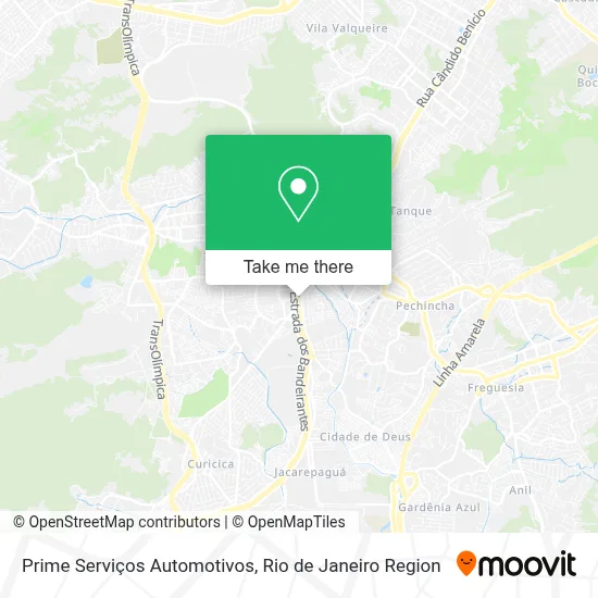 Prime Serviços Automotivos map