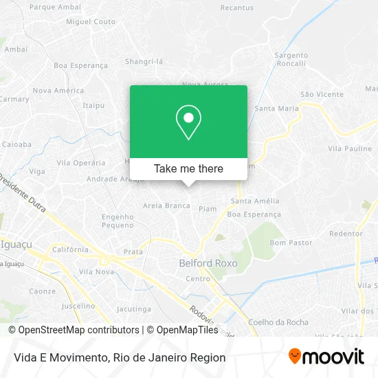 Vida E Movimento map