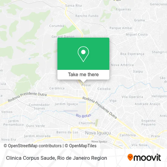 Clinica Corpus Saude map