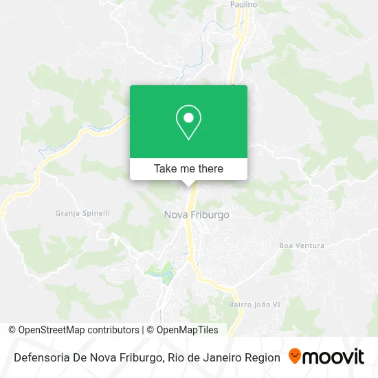 Defensoria De Nova Friburgo map