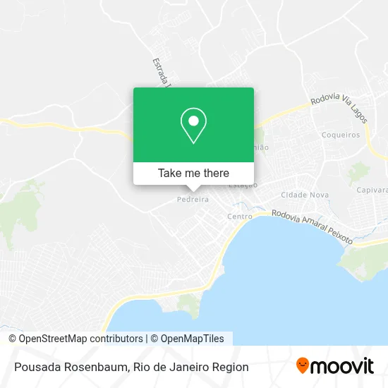 Pousada Rosenbaum map