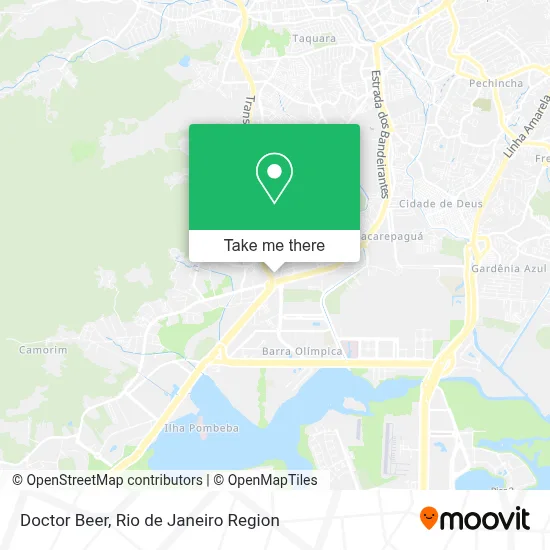 Doctor Beer map