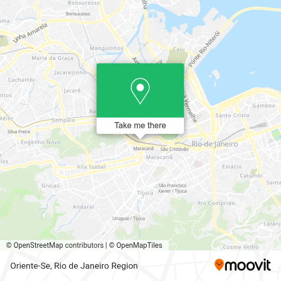 Oriente-Se map
