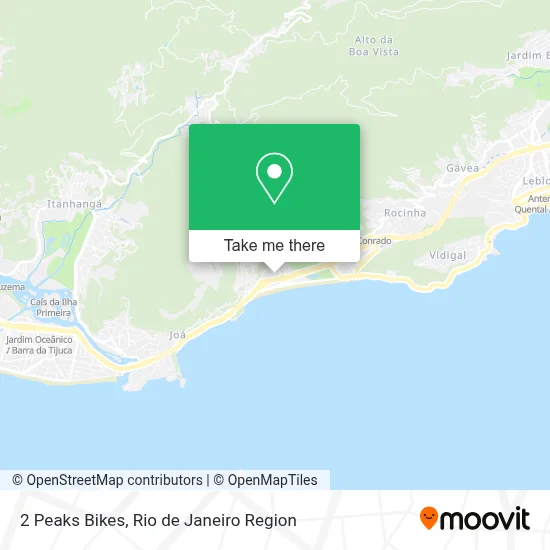2 Peaks Bikes map