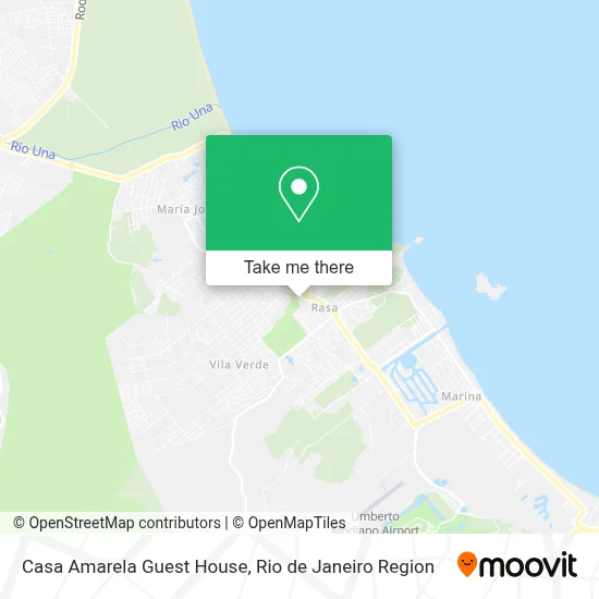 Casa Amarela Guest House map