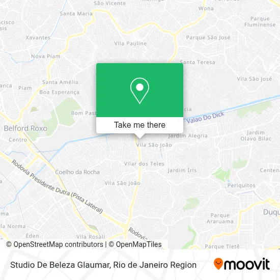 Studio De Beleza Glaumar map