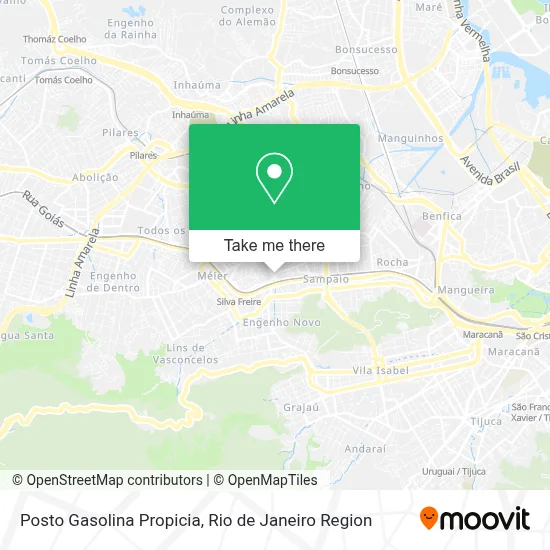 Posto Gasolina Propicia map