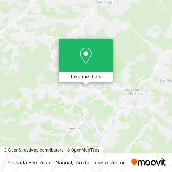 Pousada Eco Resort Nagual map