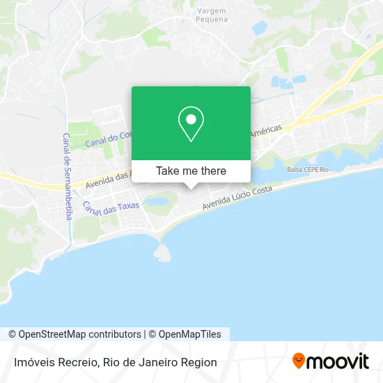 Imóveis Recreio map