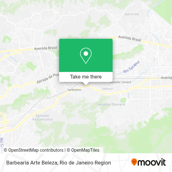 Barbearia Arte Beleza map