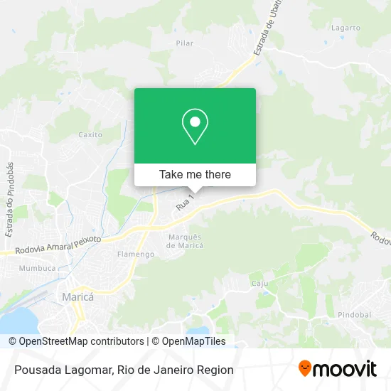 Pousada Lagomar map