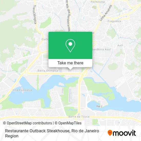 Restaurante Outback Steakhouse map