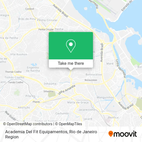Academia Del Fit Equipamentos map