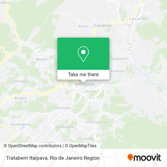 Tratabem Itaipava map