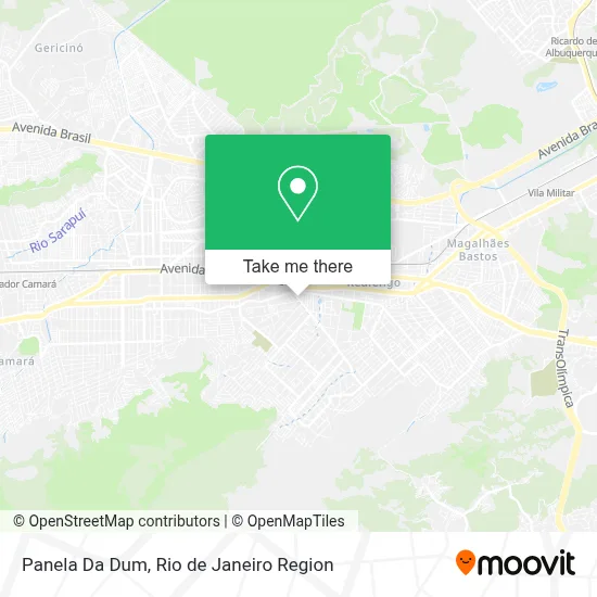 Panela Da Dum map