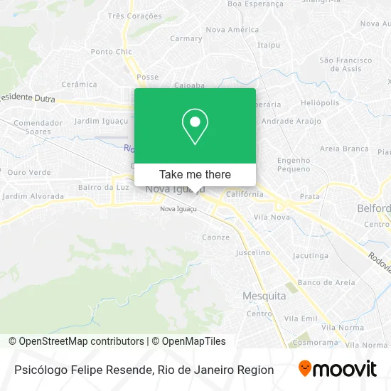 Psicólogo Felipe Resende map