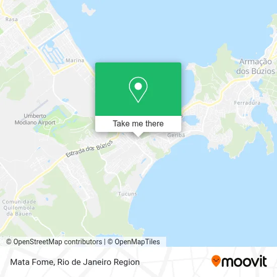 Mata Fome map
