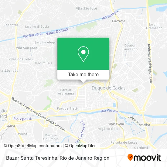 Bazar Santa Teresinha map