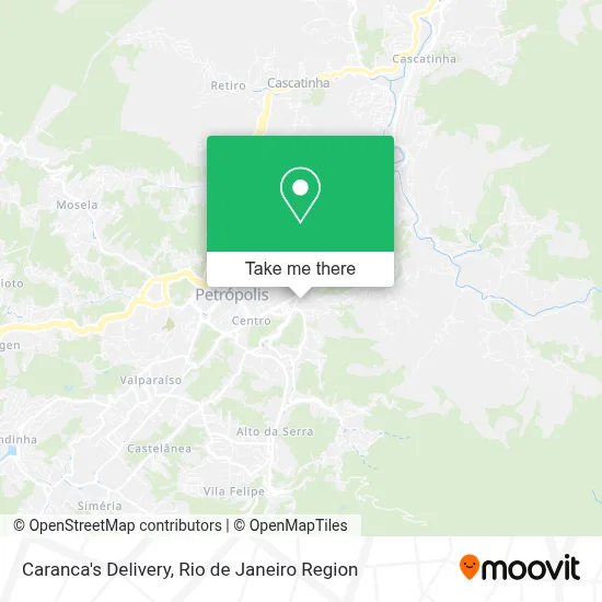 Caranca's Delivery map