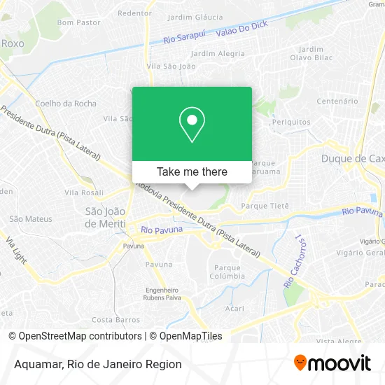 Aquamar map