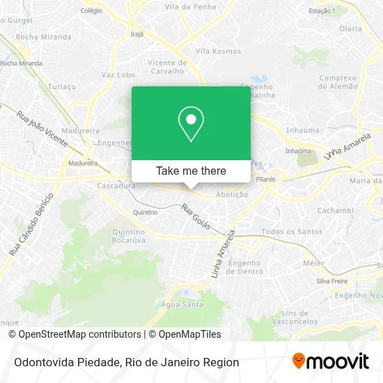 Odontovida Piedade map