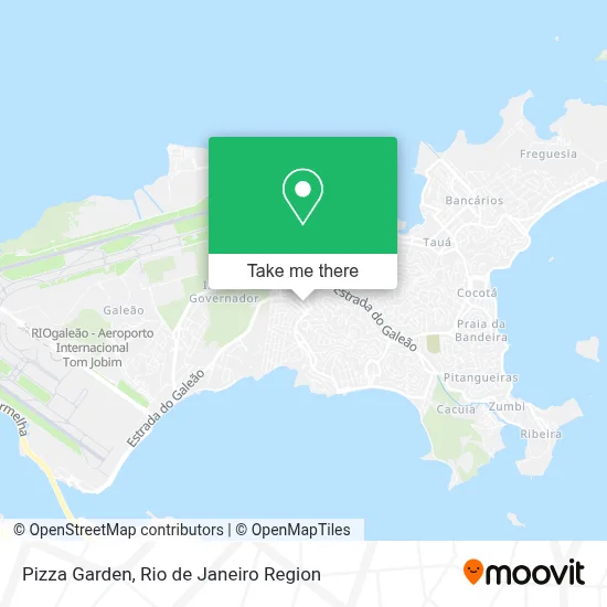 Pizza Garden map