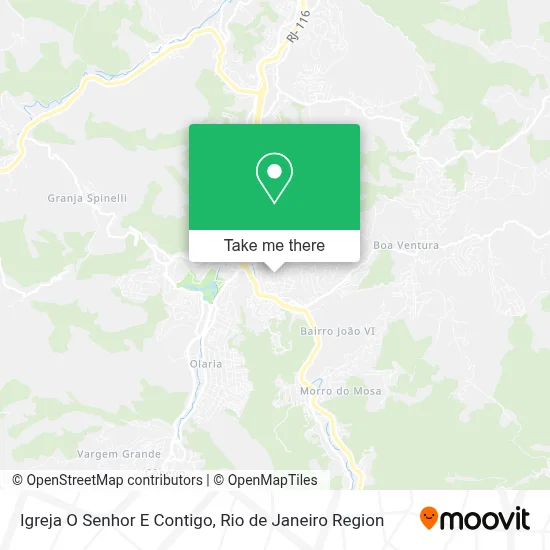 Igreja O Senhor E Contigo map