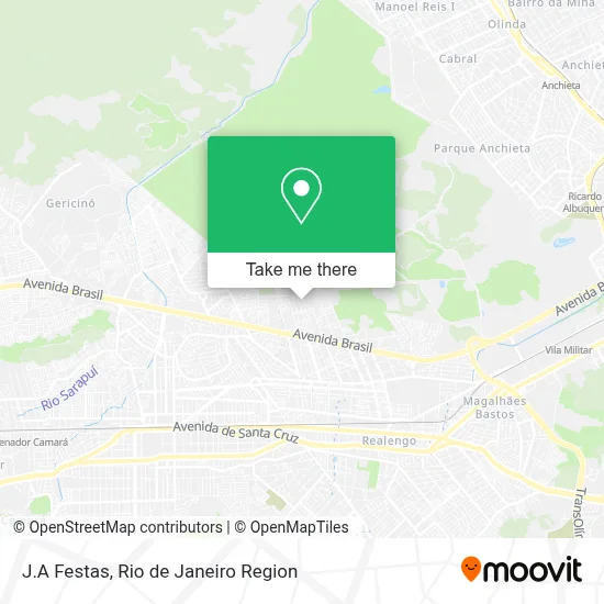 J.A Festas map