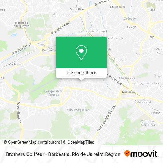 Brothers Coiffeur - Barbearia map