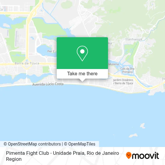 Pimenta Fight Club - Unidade Praia map