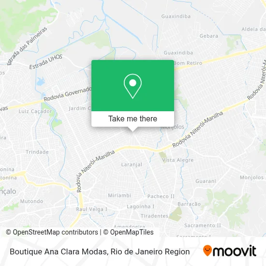 Boutique Ana Clara Modas map