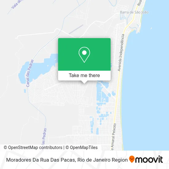 Moradores Da Rua Das Pacas map