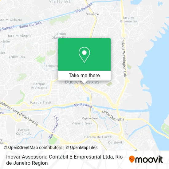 Inovar Assessoria Contábil E Empresarial Ltda map
