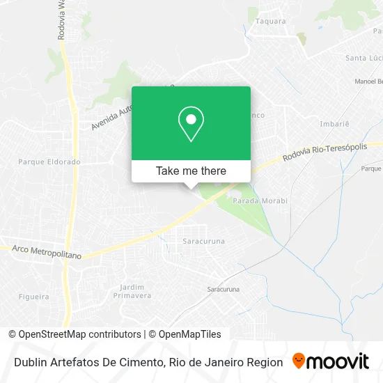 Dublin Artefatos De Cimento map