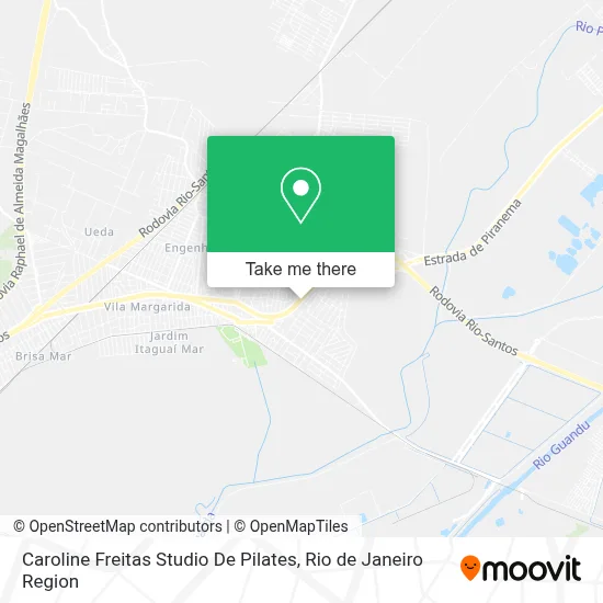 Caroline Freitas Studio De Pilates map