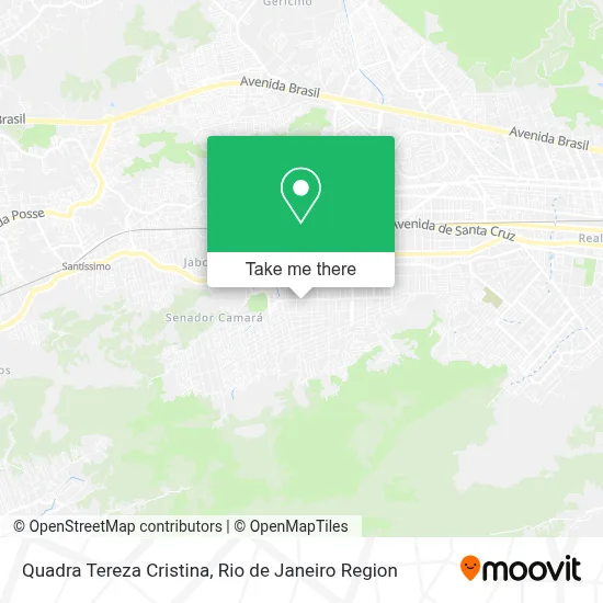 Quadra Tereza Cristina map