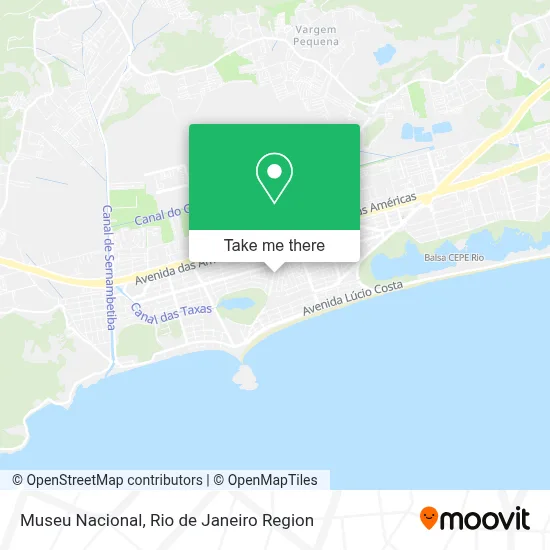 Museu Nacional map