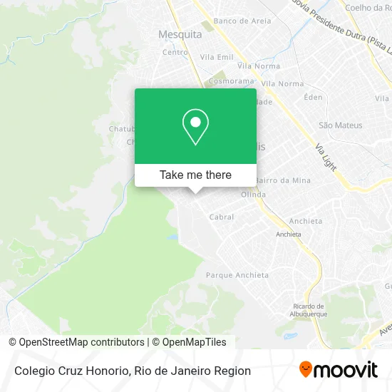 Colegio Cruz Honorio map