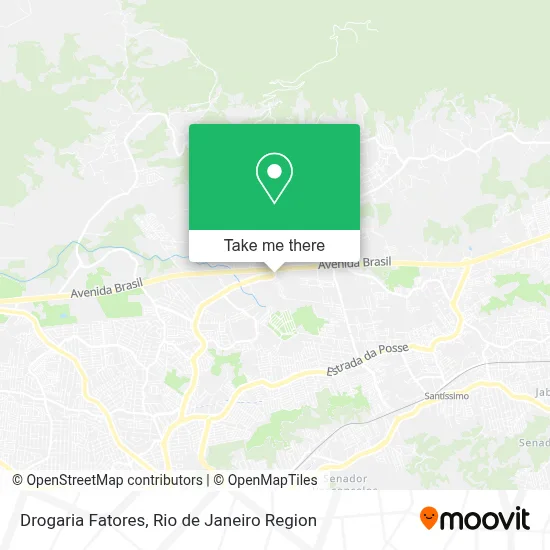 Drogaria Fatores map