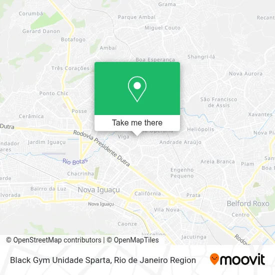 Black Gym Unidade Sparta map