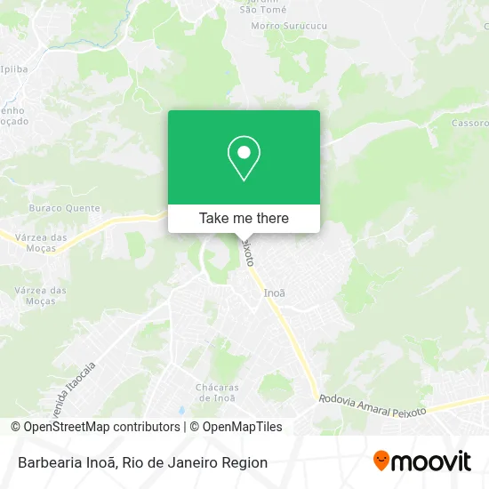 Barbearia Inoã map