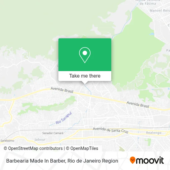 Barbearia Made In Barber map