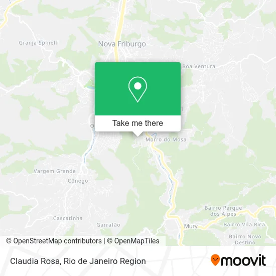 Claudia Rosa map
